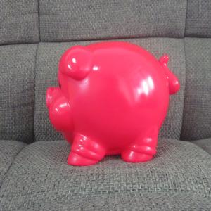Quality custom kids plastic money box cheap piggy bank wholesale
