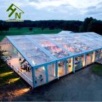 Aluminum 4m Wide Clear Wedding Marquee Tent 25 X 30 With 600 Seaters