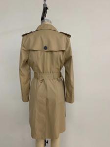 Quality Windbreaker Ladies Long Trench Coat Office Lady Style Spring Season wholesale