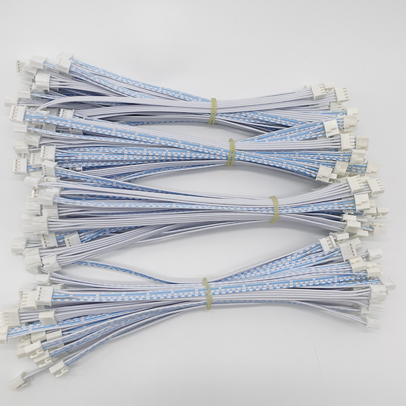 Customized Yellow JST Dupont Molex Connector Flat Cable Wire Harness for EURO Market