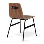 Simple Nordic Restaurant Metal Bentwood Chair Plywood Dining Chairs