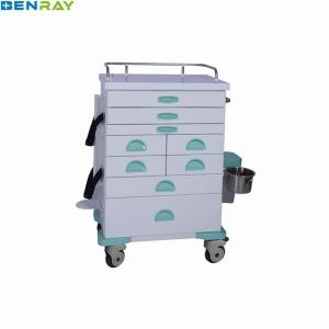 Quality Anesthesia Steel Hospital Medicine Trolley 610 X 410 X 970mm wholesale