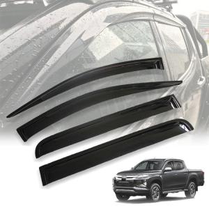 Quality 4x4 Plastic Truck Skid Plate Black Car Rain Sun Door Window Visor wholesale