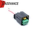 1801179-5 TE 3 Pin Female Waterproof Auto Electrical Crankshaft Sensor Wiring