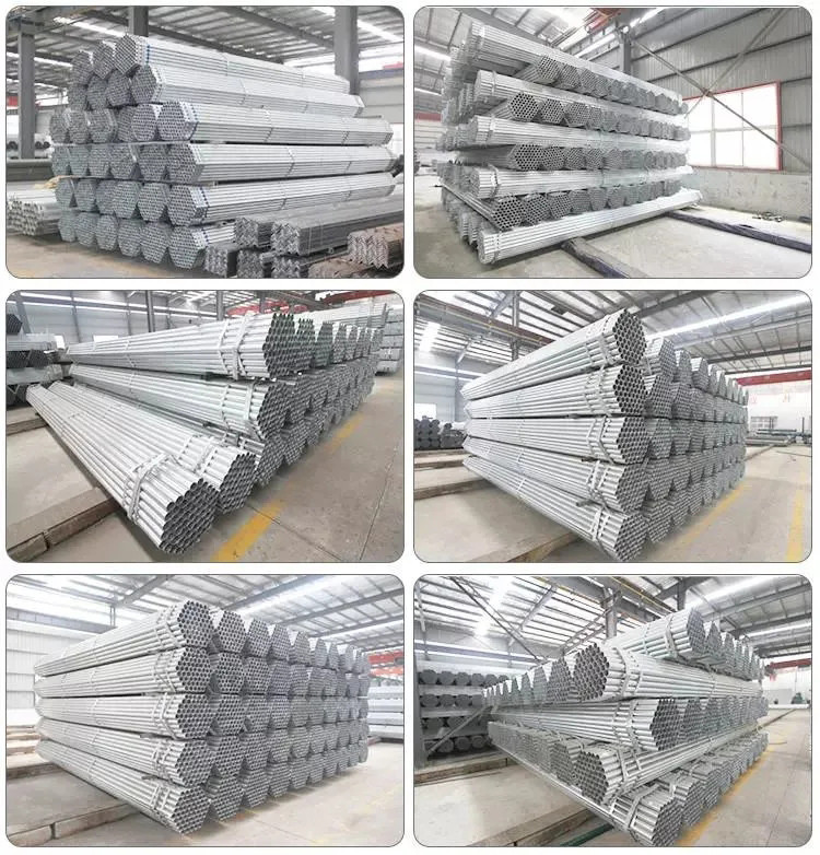 Greenhouse Pre Galvanized Steel Pipe ASTM 0.5m-23m Long 20MM-508MM OD