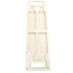 Inner Bamboo Paper Tray , White Thermoformed Clamshell Packaging