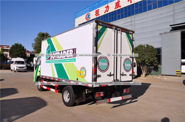 Japan Brand Isuzu 5tons Thermo King Refrigerator Refrigerated Van Truck for Food Transport