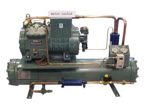 Quality 4DES-5Y Water Cooling Unit , Semi Enclosed Compressor Water Condensing Unit 5HP Long Lifespan wholesale