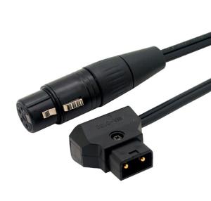 Quality 0.6M D-Tap Dap 2Pin Male to XLR 4pin femlae Cable for DSLR Rig Power V-Mount Anton wholesale