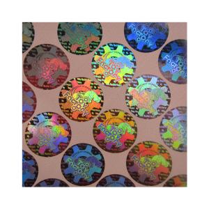 Quality Round Shape Security Hologram Stickers , Genuine Hologram Stickers wholesale