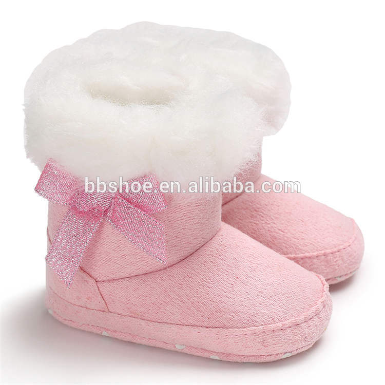 Amazon hot Winter snow warm EVA Sole 0-2 years baby Walking shoes infant booties