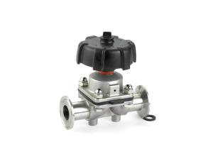 Quality Fast Assembly Sanitary Diaphragm Valves , TP 316L 3 Way Diaphragm Valve wholesale