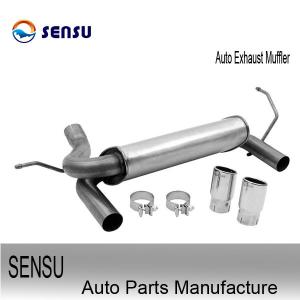 Quality 8inch Universal Car Exhaust Muffler Aluminized Straight Through Chambered Muffler wholesale