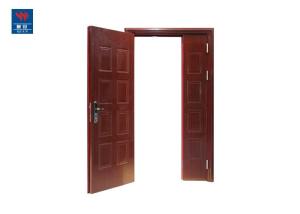 Quality Home Painting Surface Fire Rated Double Steel Exterior Doors wholesale