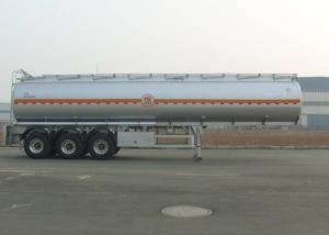 Quality Gasoline / Diesel Carbon Steel Tanker Trailer 3 Axle Water Tank Semi Trailer 42000L wholesale