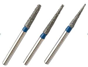 Quality Dentist Clinic Rotary Dental Instruments Diamond Bur With Natural Diamond Powder wholesale