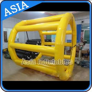 Quality PVC Tarpaulin Inflatable Yellow Water Roller for Kids Pool Water Games wholesale