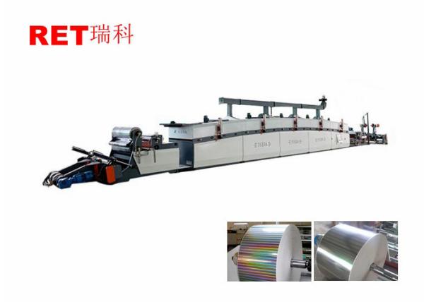 Hydraulic Shaft - Free Unwinding Lamination Machine For Cigarette Packaging