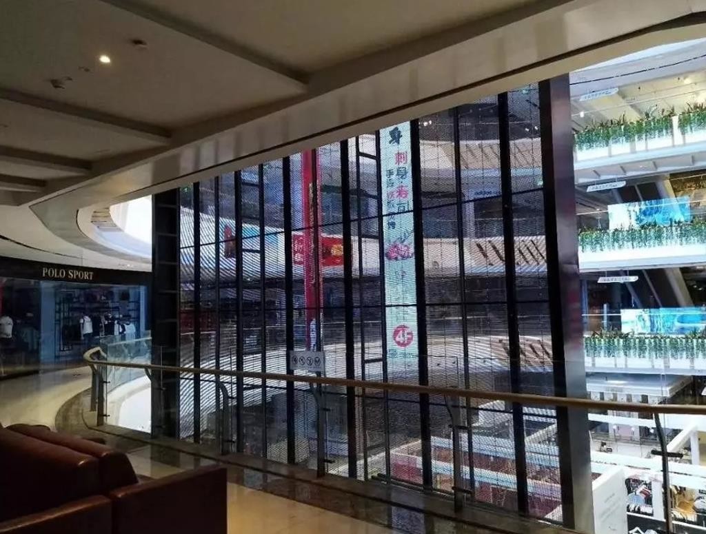 Customized 5000nits Indoor Transparent LED Display High Brightness For Advertising