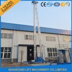 Hydraulic Mobile Telescopic Ladder Aerial Work Platform Lift With 150kgs Loading