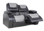 Indoor Furniture Electric Double Recliner , Soft Theater Seating Chesterfield