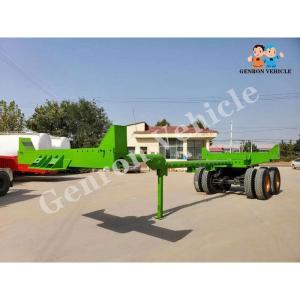 2 Axles Bogie Suspension 50T Logging Semi Trailer