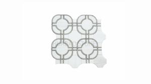 Quality Impressive Mosaic Bathroom Floor Tiles Impactful Visual High Hardness Durable wholesale