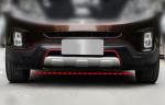 Sport Type Car Bumper Guard For KIA SORENTO 2013 , ABS Front Guard and Rear