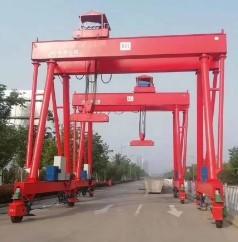 Quality Outdoor Single Beam Tyre RTG Cranes Customized Lightweight wholesale