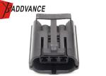 1 Row 3 Pin Amp Automotive Connectors Female Black With Crimp Terminals 90980