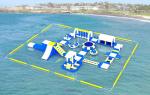 Adult Inflatable Water Play Equipment For Sea / Inflatable Water Park Design