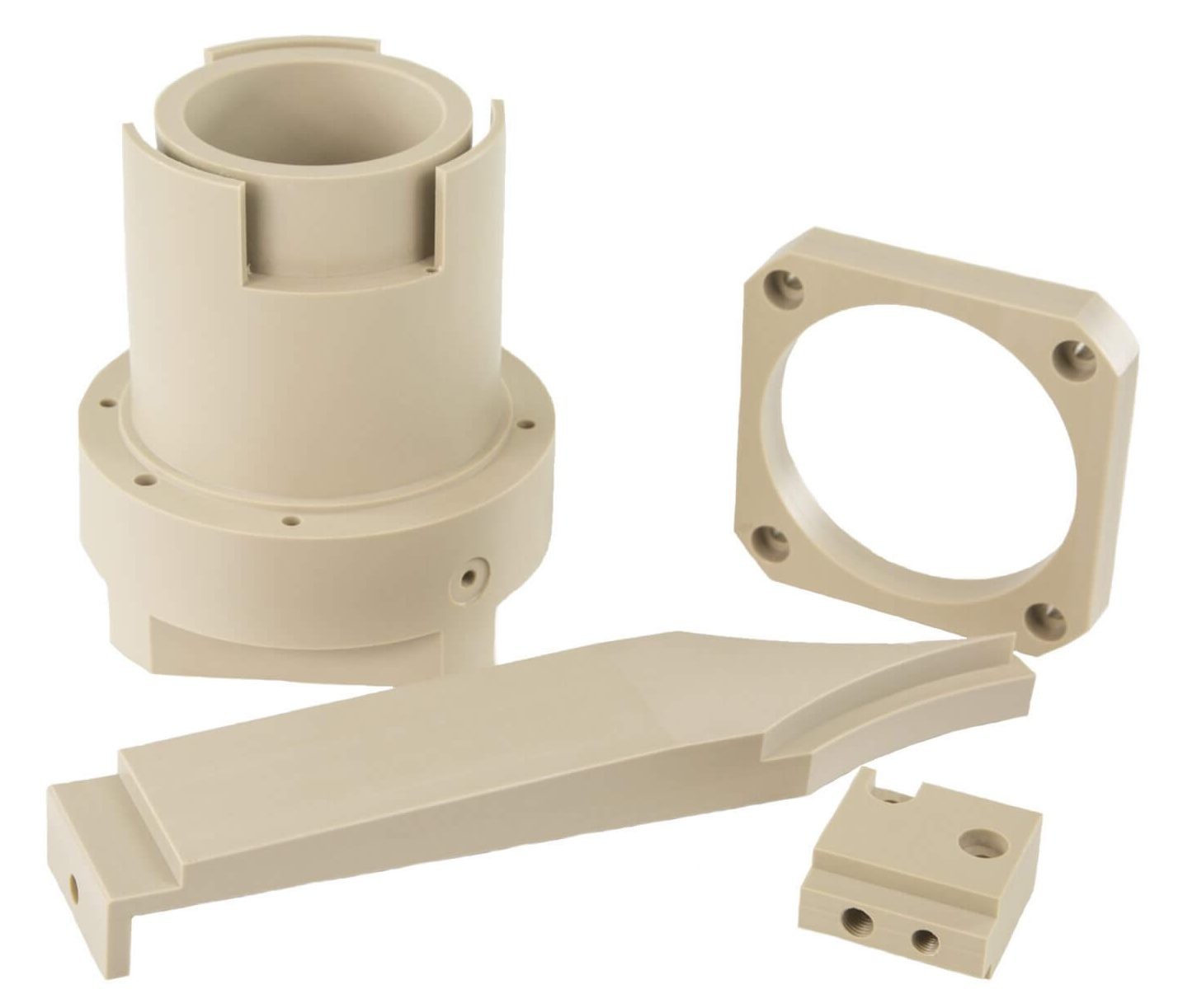 Plasma Table CNC Machining Plastic Parts Practical Brushed Finish