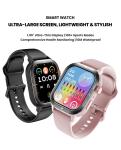 C30 1ATM Waterproof Smartwatch For Men Women , BT Call Fitness Sleep Heart Rate