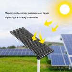 100w 120w 150w AIO Solar Street Light Solar Smart Street Light Self Cleaning