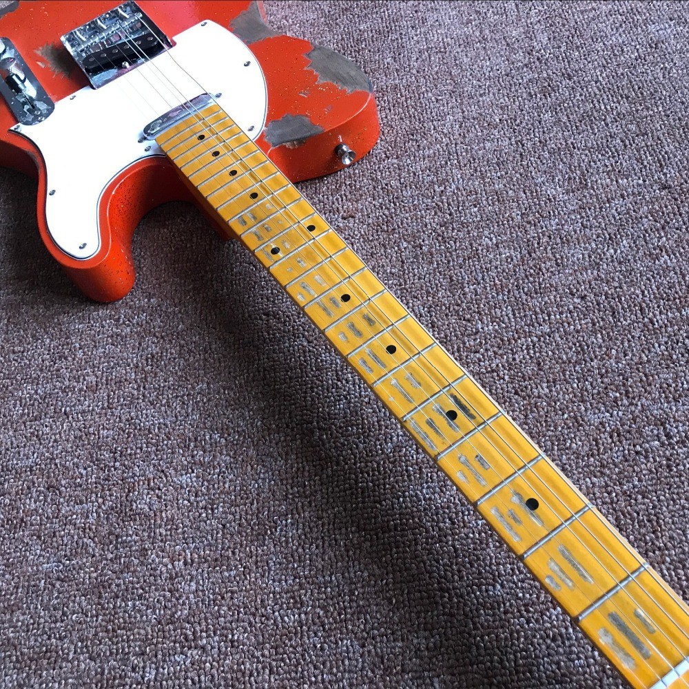 New standard Custom ,TELE 6 Strings Maple fingerboard handwork Electric Guitar