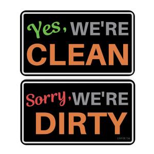 Quality Eco Freiendly Reversible Clean And Dirty Dishwasher Magnet Sign wholesale