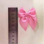Kids Festival Gift Ribbon Bow Crafts 12*14 Cm Small Pink Ribbon Bows