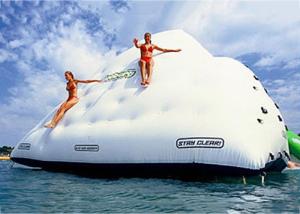 Quality Crazy Inflatable Water Climbing Iceberg , Inflatable Aqua Iceberg For Water Games wholesale
