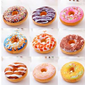 Quality Giant Donut Cute Chair Pads Printing / Embroidering Logo For Office wholesale