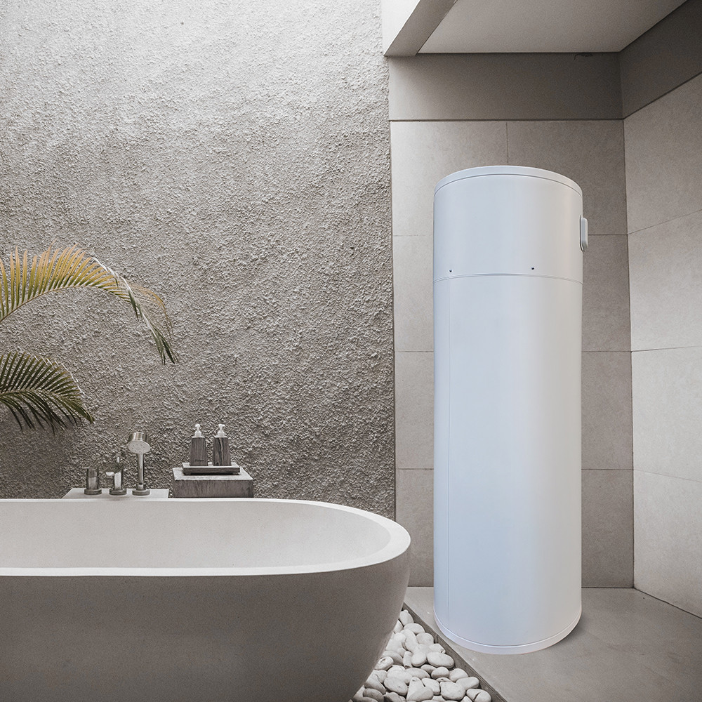 R290 2.4Kw All In One Heat Pump White 300L Domestic Hot Water Heat Pump