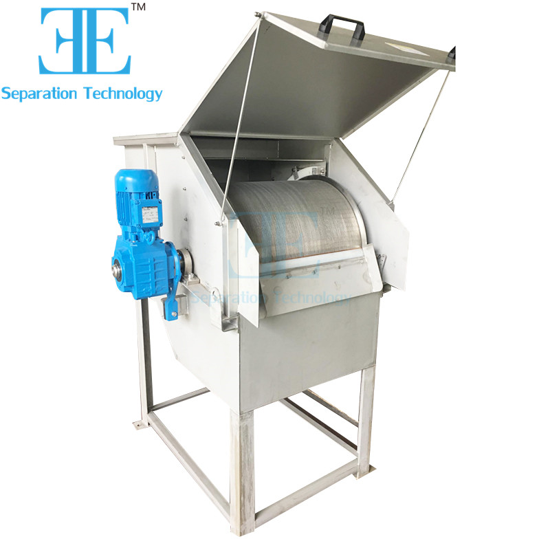 Stainless Steel Rotary Drum Screen For TSS Separation In External Fed Wastewater