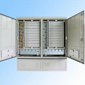 Quality IP 65 576FO Street Fiber Optic Joint Box Cabinet Stainless Steel SMC Housing wholesale