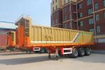 3/4 Axles Heavy Duty Truck Trailer 40 Ton 45 Cubic U Type Dump Semi Trailer