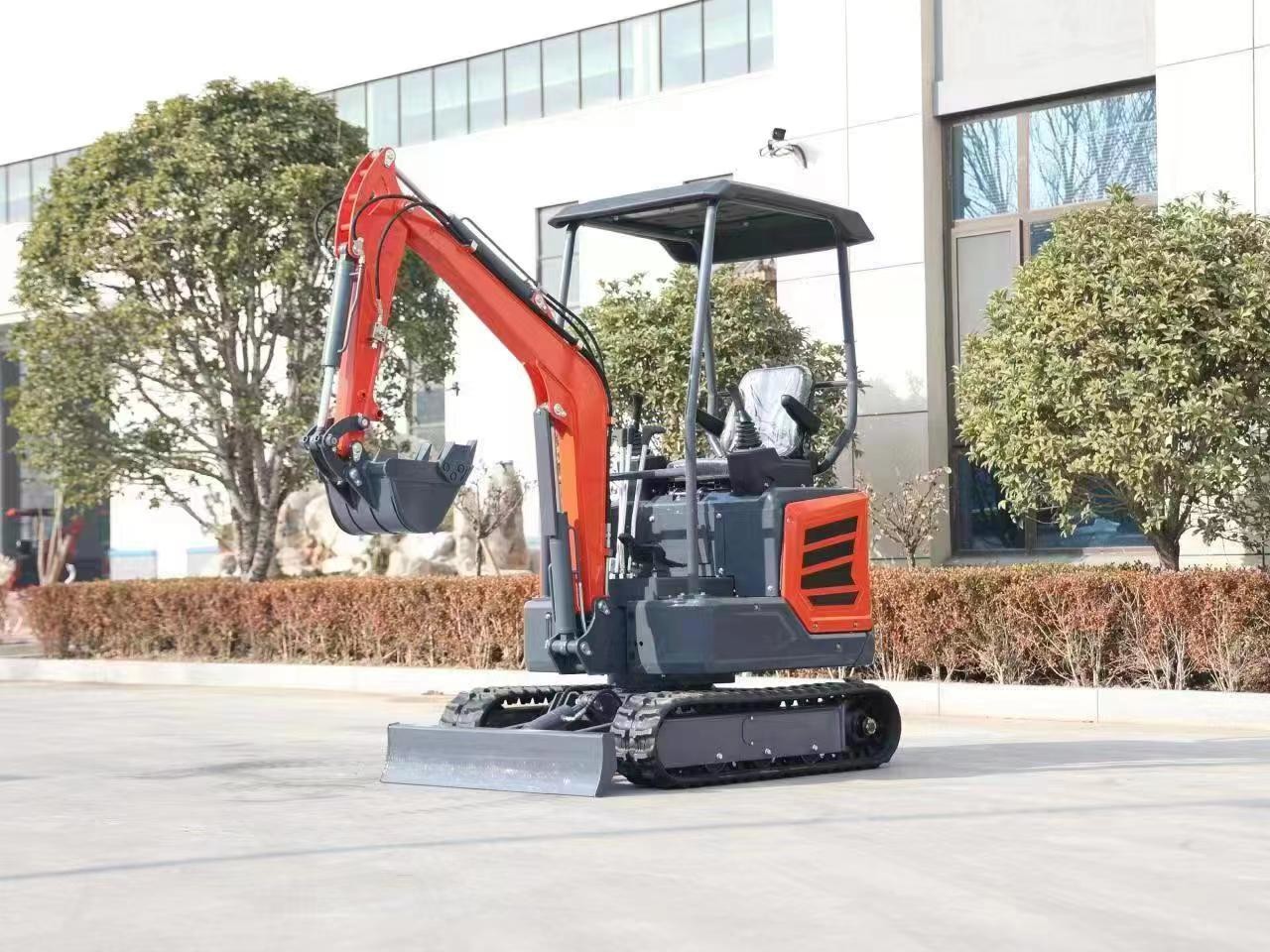 Dopro Hydraulic Mini Crawler Digger 1.6Ton 14kw Engine Power