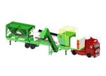 Industrial Small Portable Asphalt Plant / Mobile Asphalt Mixer With One Trailer