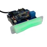 RFID IC Plug And Play Hybrid Card Reader Semi Transparent Bezel