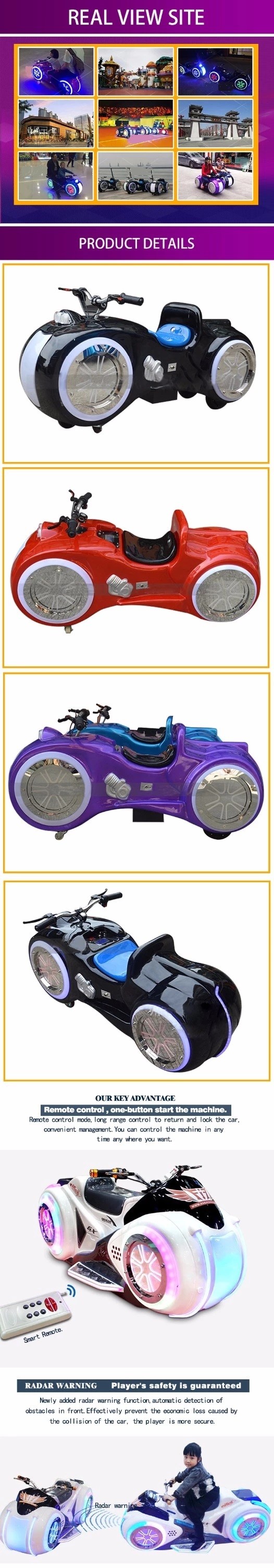 Arcade Mini Battery Operated Race Car / Amusement Park Kids Electric Bumper Car