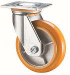 orange polyurethane heavy duty caster