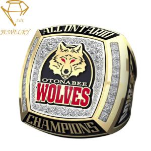 Quality 3D College Little League Baseball Championship Rings wholesale