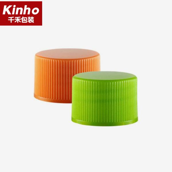18mm Cosmetic Bottle Cap 20mm 24mm 28mm PP Screw Cap For Smooth Ribbed Bottle